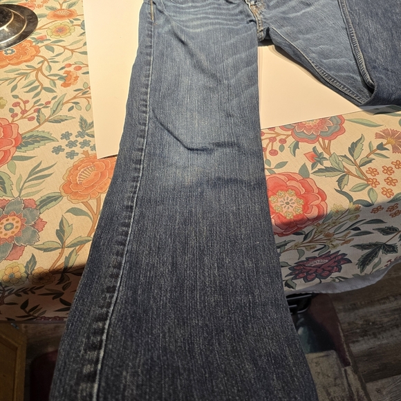 American Eagle Outfitters Dark Blue Denim Jeans - Picture 3 of 8